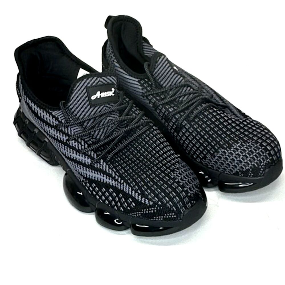 Arisic Safety Toe Shoes  Lightweight Safety Composite Toe Shoes  Euro 45 Black
